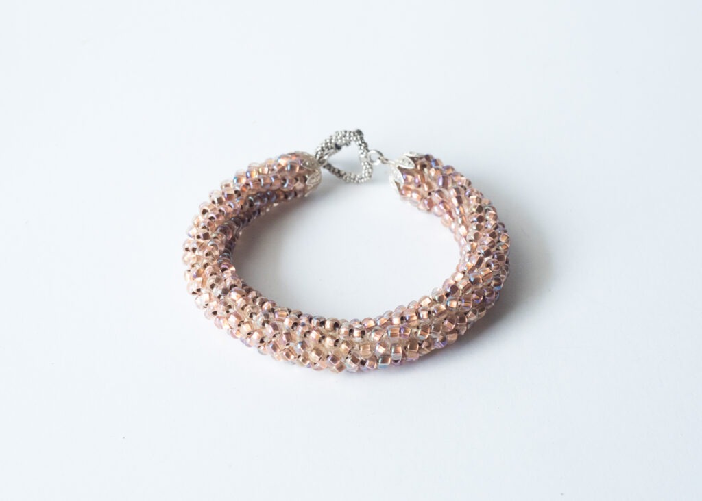 champagne chech glass bracelets 3