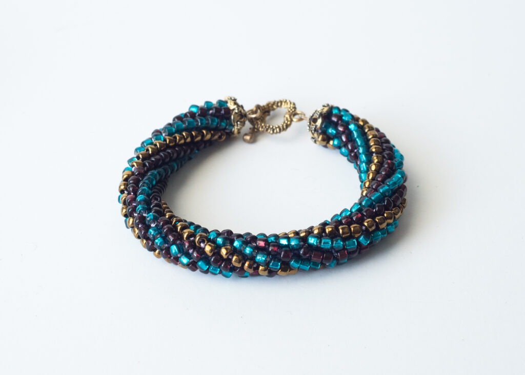 ocean chech glass bracelet