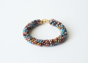 Home sunset chech glass bracelet